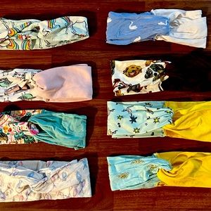 8 animal headbands for women- dog, flamingo, owl, swan, bees, unicorn